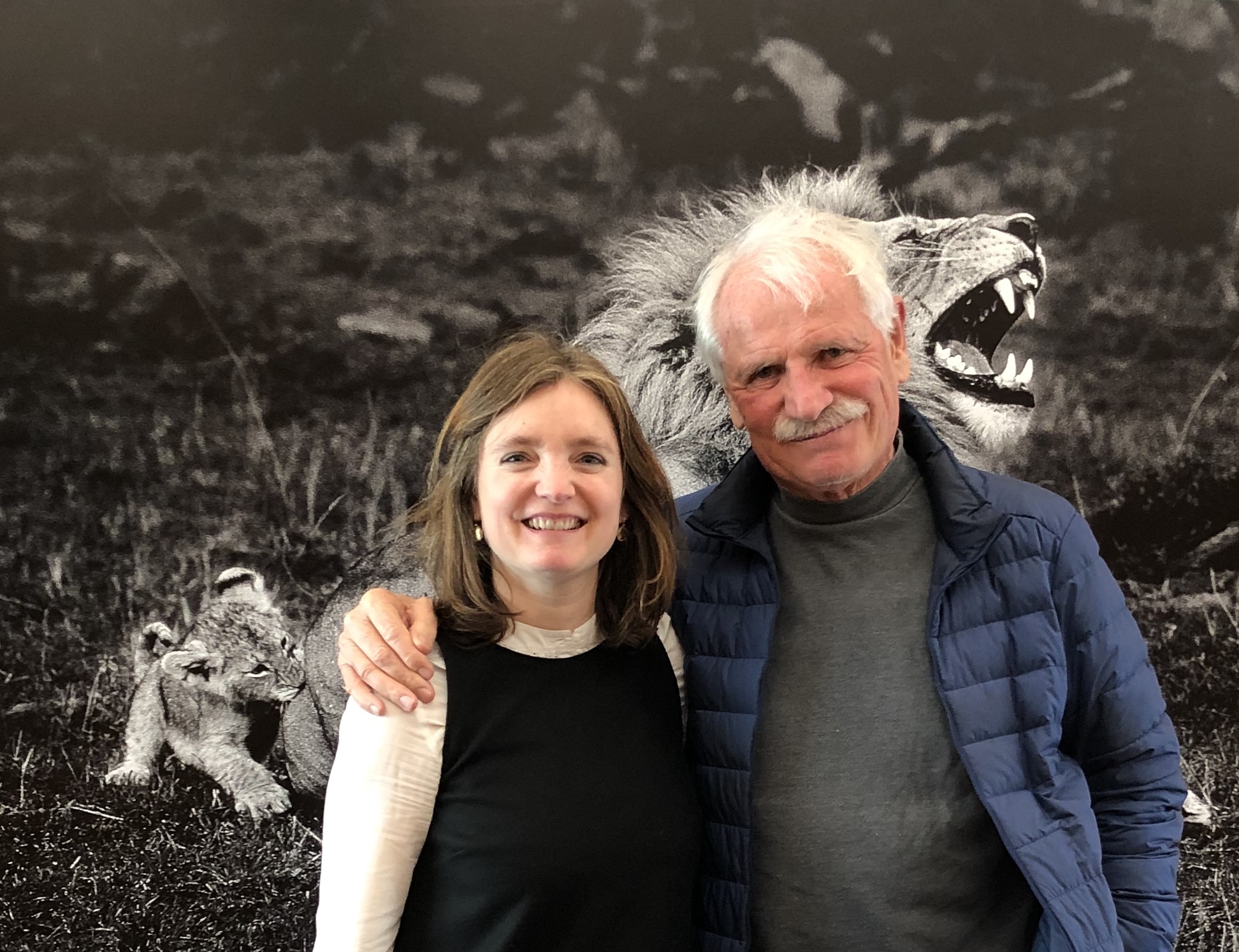 Photo avec Yann Arthus-Bertrand